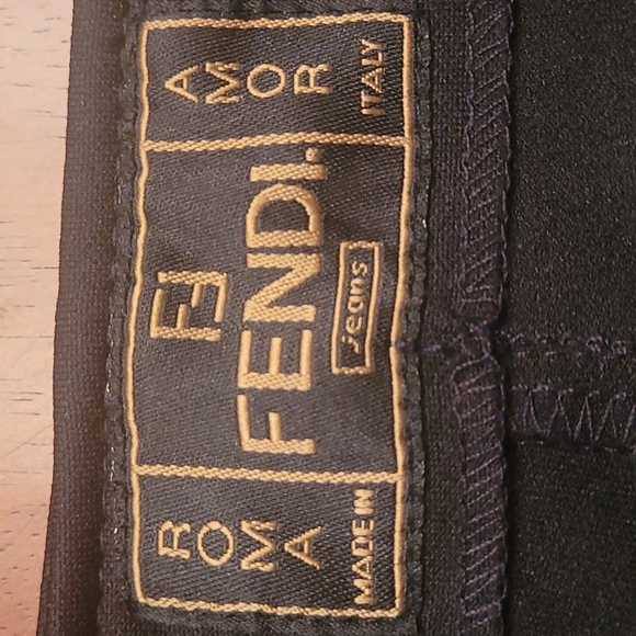 Fendi Jeans Black Quiet Luxury Pants - Picture 4 of 8
